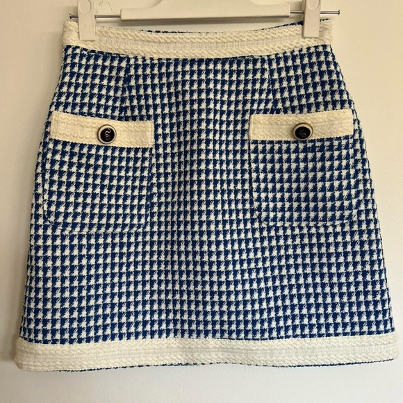 Alleravec Echo Dresses & Skirts - Houndstooth Tweed Skirt - Size L